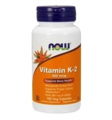 NOW FOODS Vitamín K2 100 mcg - 100 vegánskych kapsúl