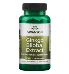 SWANSON Ginkgo Biloba Extract 60 mg - 120 kapsúl