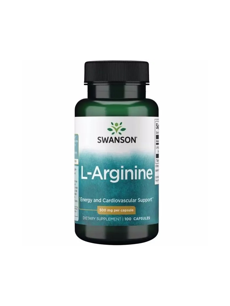 SWANSON L-arginín (L-arginín) 500 mg – 100 kapsúl