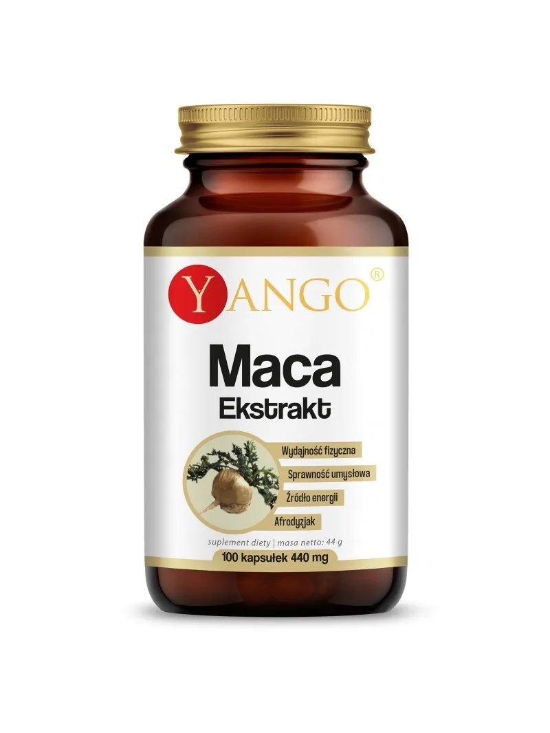 YANGO Maca koreňový extrakt - 100 vegetariánskych kapsúl