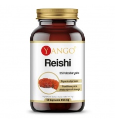 YANGO Reishi - 10% polysacharidový extrakt - 90 vegetariánskych kapsúl