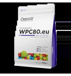 OSTROVIT WPC80.eu (srvátkový proteínový koncentrát) 900g žuvačka