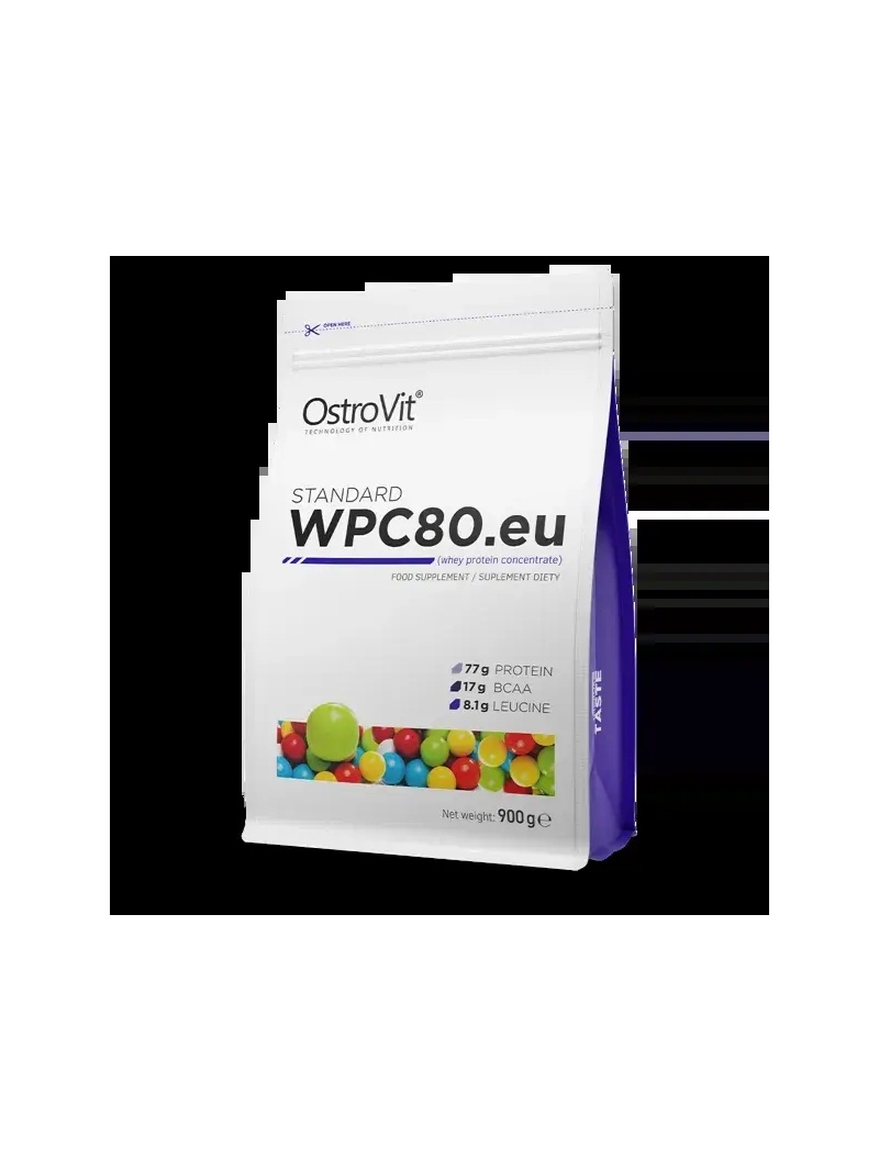 OSTROVIT WPC80.eu (srvátkový proteínový koncentrát) 900g žuvačka