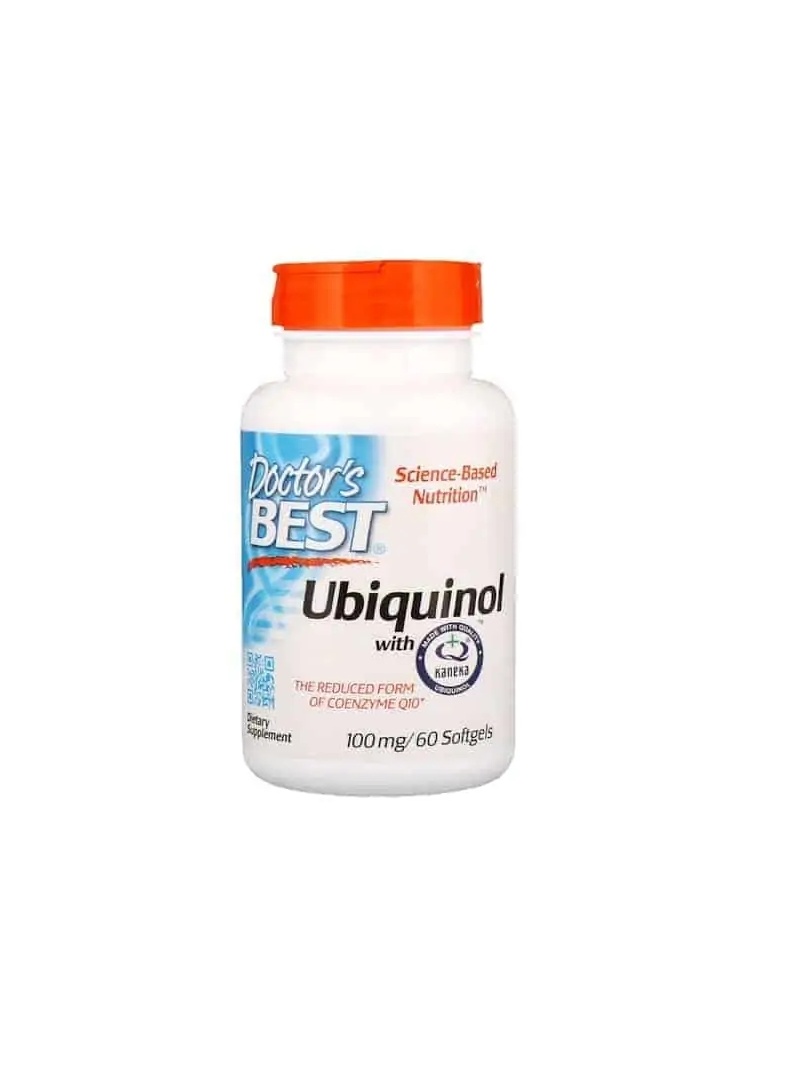 Lekársky najlepší Ubiquinol s Kaneka QH (Ubiquinol CoQ10), 100 mg – 60 mäkkých gélov