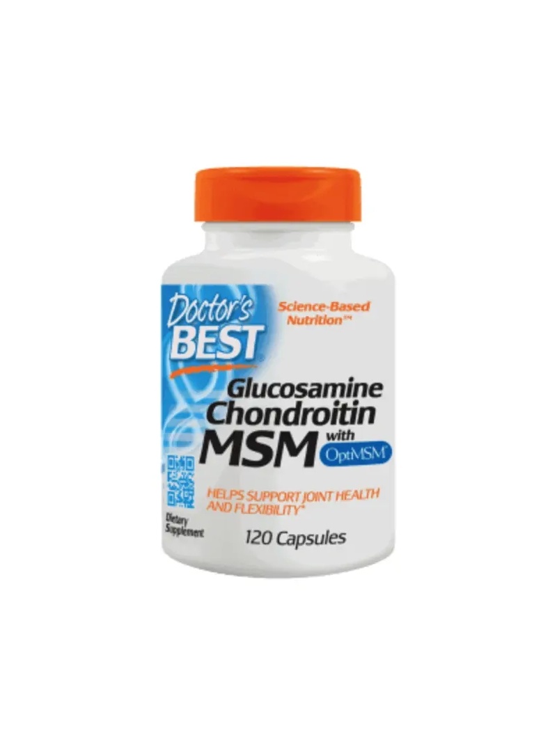 Lekársky best Glukosamín Chondroitín MSM s OptiMSM (glukosamín s MSM) – 120 kapsúl