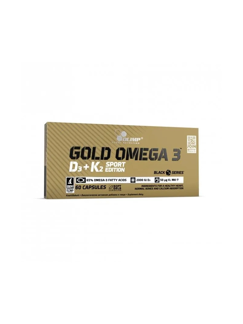 OLIMP GOLD OMEGA 3 D3 + K2 SPORT EDITION - 60 kapsúl