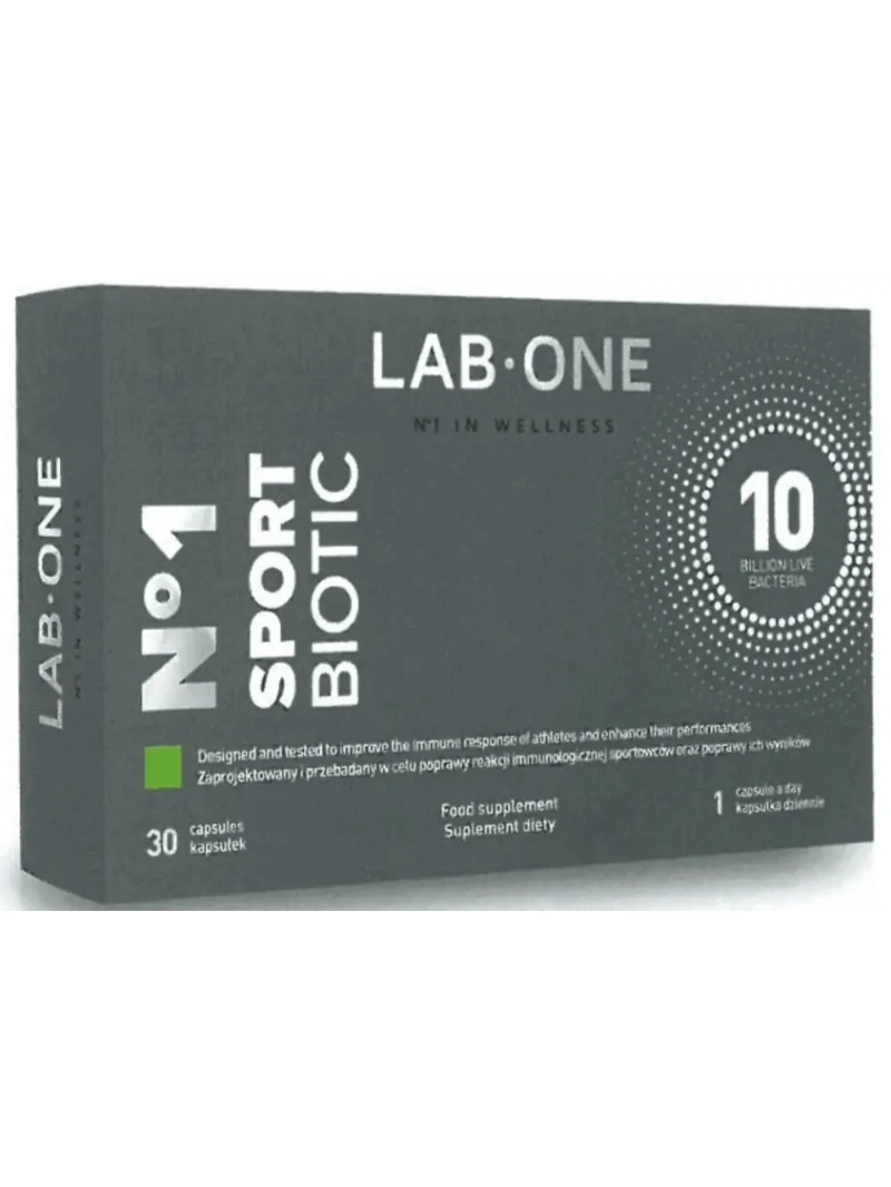 LAB ONE N°1 SportBiotic (Probiotikum) – 30 vegánskych kapsúl
