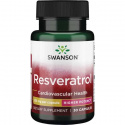 SWANSON Resveratrol (Resveratrol) 250 mg - 30 kapsúl
