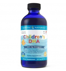 Nordic Naturals Detská DHA (Omega-3 pre deti) 530 mg - 237 ml čučoriedka