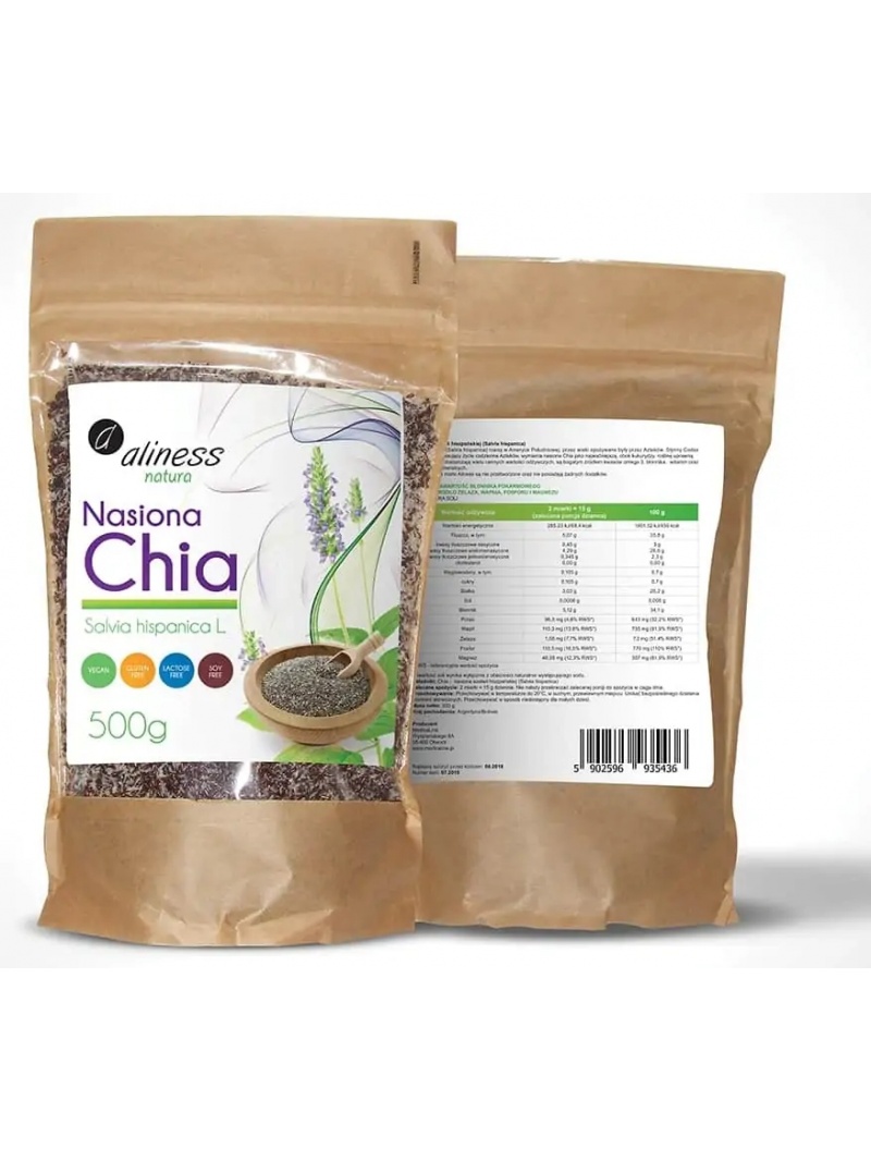 ALINESS Chia Seeds Salvia Hispanica 500g