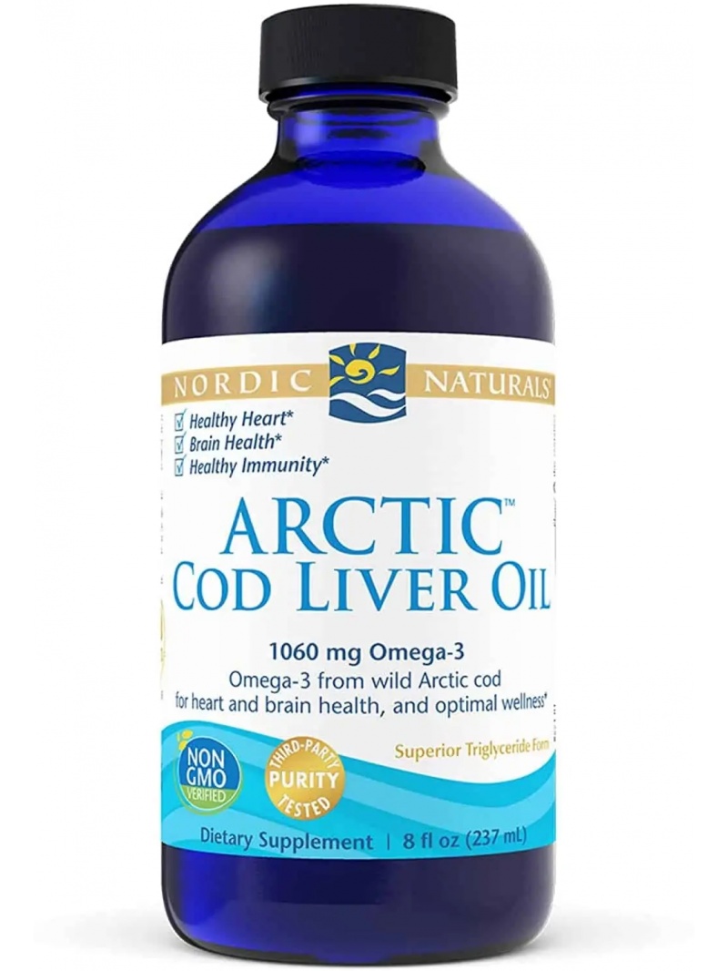 Nordic Naturals Arctic celozrnný olej 1060 mg (peacena esenciálny olej) 237 ml bez chuti