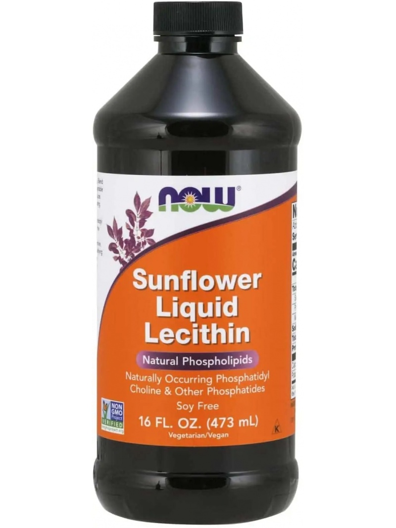 NOW FOODS Slnečnicový lecitín 473 ml