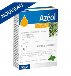 PiLeJe AZEOL (Zdravie hrdla a podpora imunity) 30 pastiliek