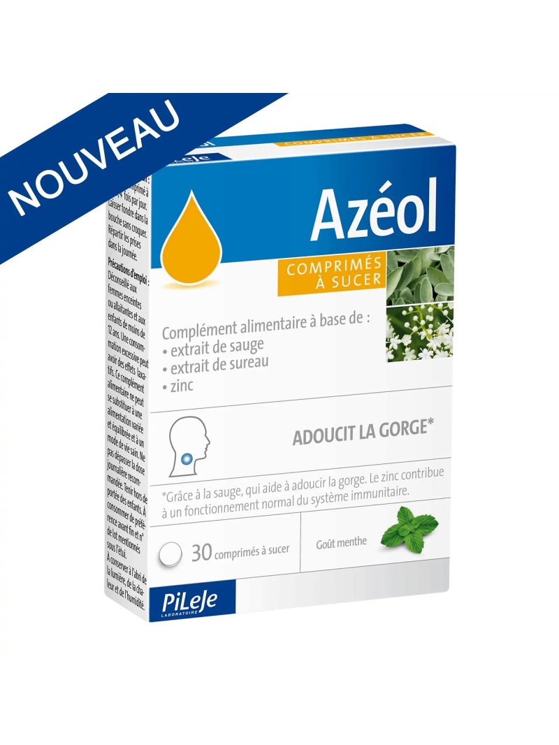PiLeJe AZEOL (Zdravie hrdla a podpora imunity) 30 pastiliek