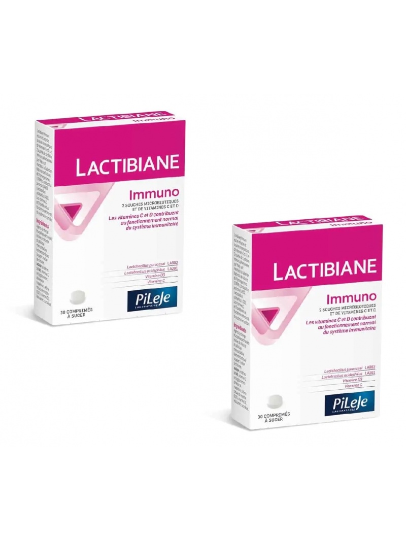 PiLeJe Lactibiane Immuno (Probiotikum, Ochrana imunity a červenej bariéry) 2 x 30 tbl.