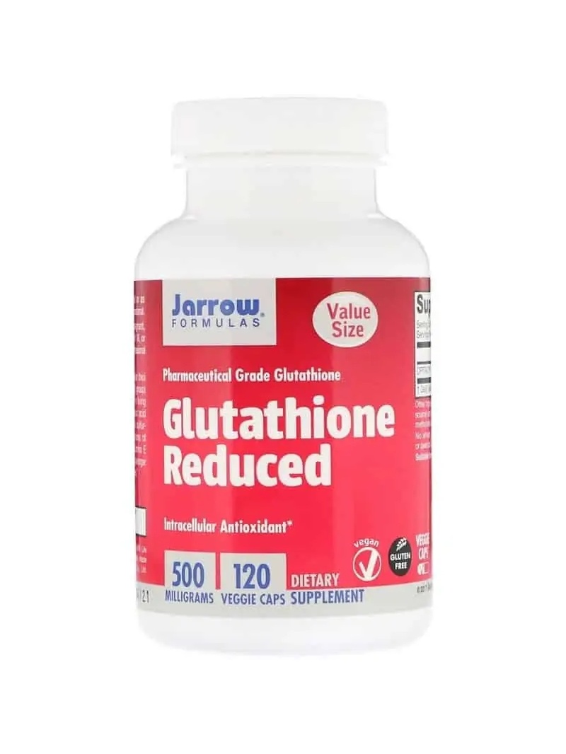JARROW FORMULAS Redukovaný glutatión (Glutatión - antioxidant) 120 kapsúl