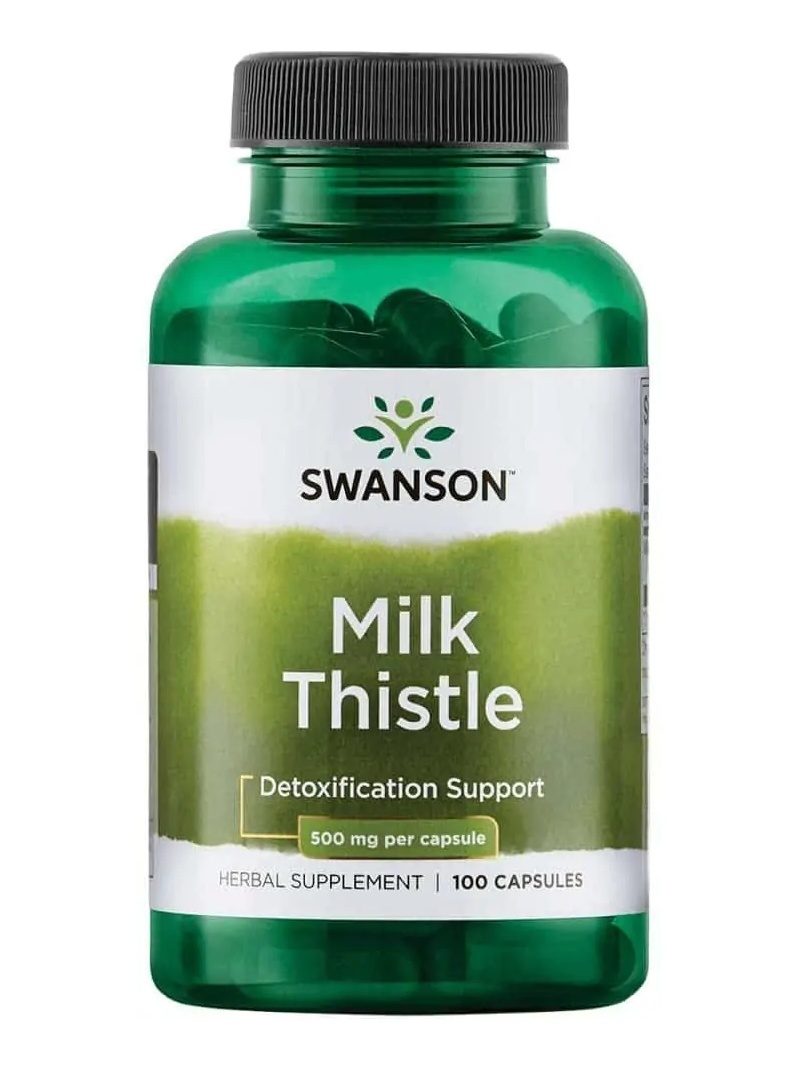 SWANSON Pestrec mariánsky 500mg (Mariánsky Pestrec, Body Detox) 100 kapsúl
