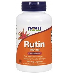 NOW FOODS Rutin 450 mg (Rutin) 100 vegetariánskych kapsúl