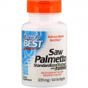 Doctor’s Best štandardizovaný extrakt Saw Palmetto (Saw Palmetto) 60 mäkkých gélov