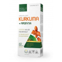 MEDICA HERBS Kurkuma + Piperín 60 kapsúl
