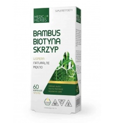 MEDICA BYLINKY Bambus Biotín Praslička 60 kapsúl