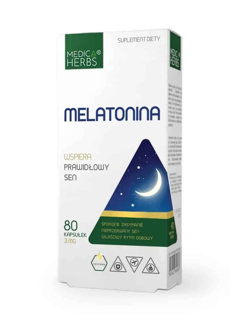MEDICA BYLINKY Melatonín (uľahčuje zaspávanie) 80 kapsúl