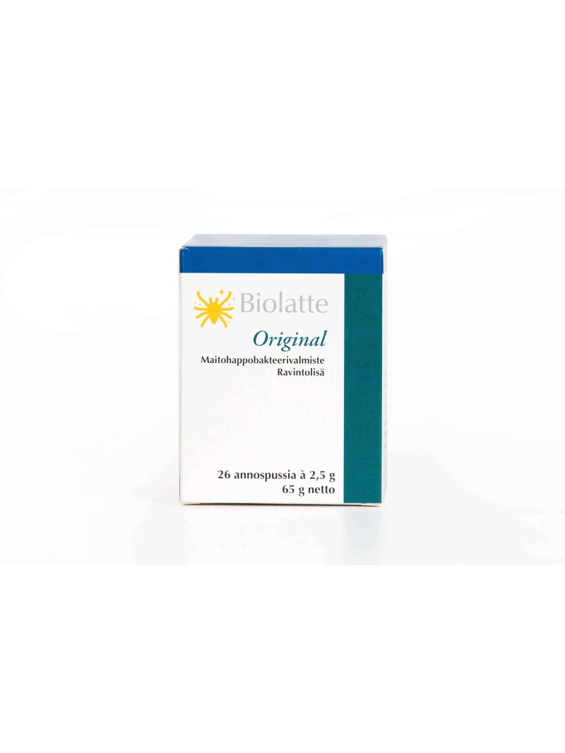 BIOLATTE Original (Kyselínske mliečne baktérie) 26 x 2,5g