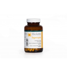 BIOLATTE Superzyme (tráviace enzýmy + koenzým Q10) 110 vegánskych kapsúl