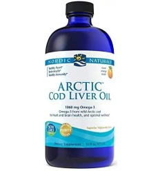 NORDIC NATURALS Arktický celozrnný olej 1060 mg Celozrnný olej 473 ml - pomaranč