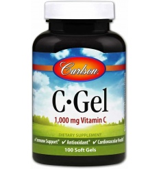 CARLSON LABS CGél (vitamín C, Immunita) 100 mäkkých gél