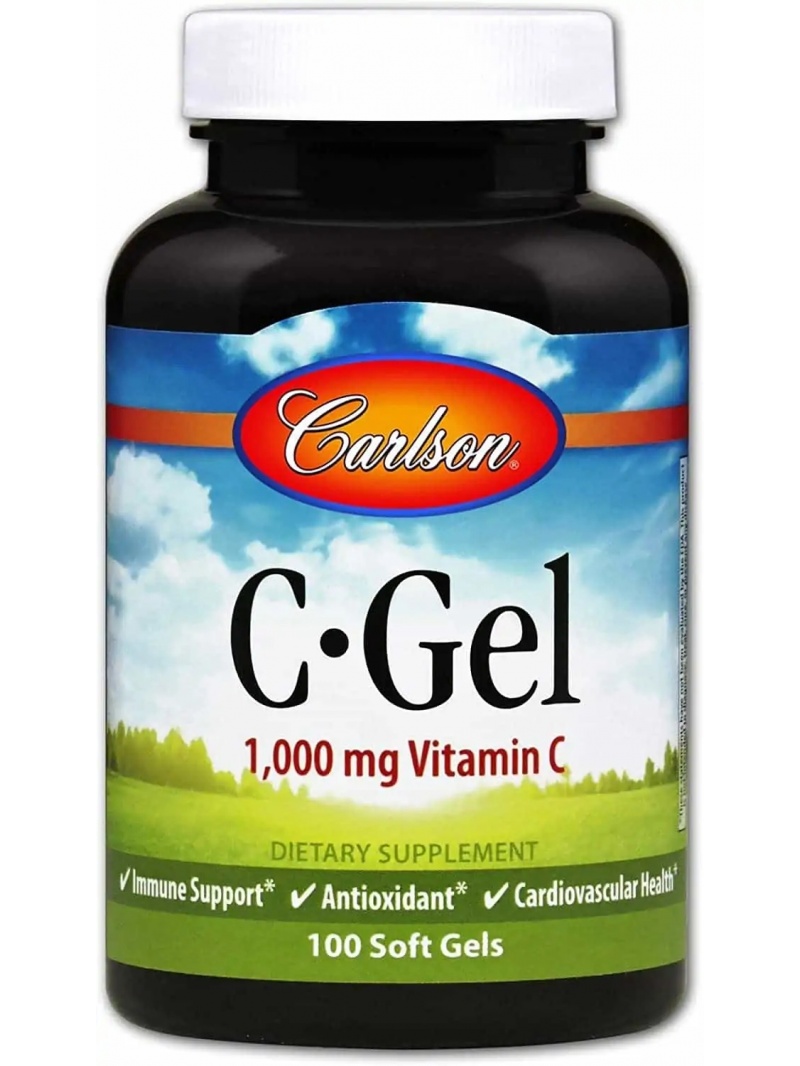 CARLSON LABS CGél (vitamín C, Immunita) 100 mäkkých gél