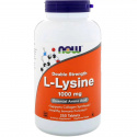 NOW FOODS L-lyzín (lyzín) 1000 mg 250 vegánskych tabliet