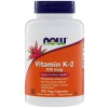 NOW FOODS Vitamín K2 100 mcg 250 Vegan Capsules