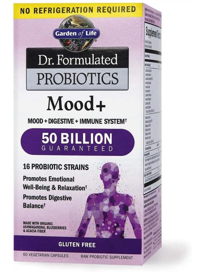 ZÁHRADA ŽIVOT Dr. Formulované Probiotiká Mood+ 60 vegetariánskych kapsúl