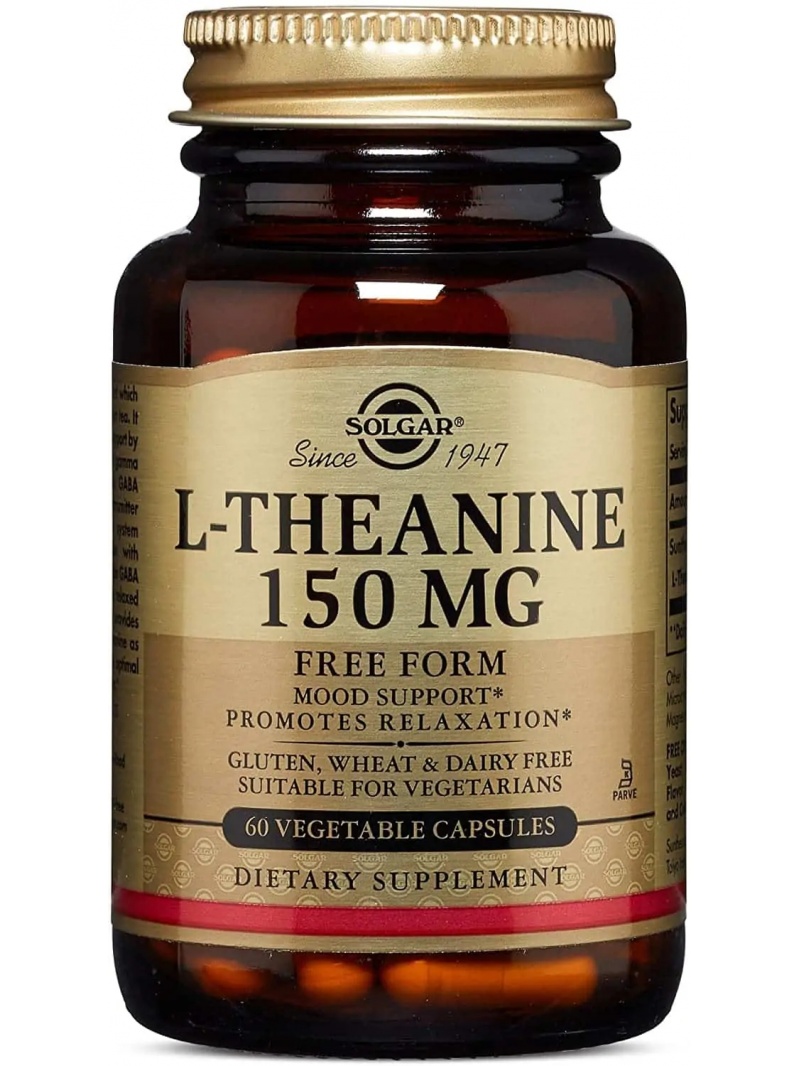 SOLGAR L-Theanín 150 mg 60 vegetariánskych kapsúl