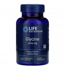 LIFE EXTENSION Glycin (glycín, podporuje relaxáciu) 100 vegetariánskych kapsúl