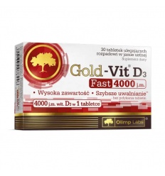 OLIMP Gold-Vit D3 FAST 4000 IU (vitamín D3) 30 tabliet