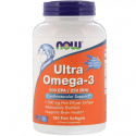 NOW FOODS Ultra Omega-3 500 EPA 250 DHA (OMEGA-3, EPA, DHA) 180 balení pred rybami