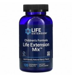 LIFE EXTENSION Detská receptúra Life Extension Mix (vitamíny a minerály od 4 rokov) 120 tabliet na použitie
