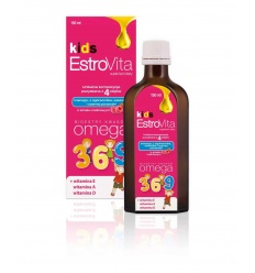EstroVita Kids (Omegakyseliny pre deti) 150 ml Malina