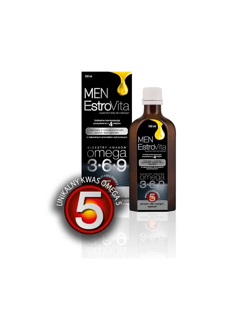 EstroVita MEN (Omega mastne kyseliny pre mužov) 150ml