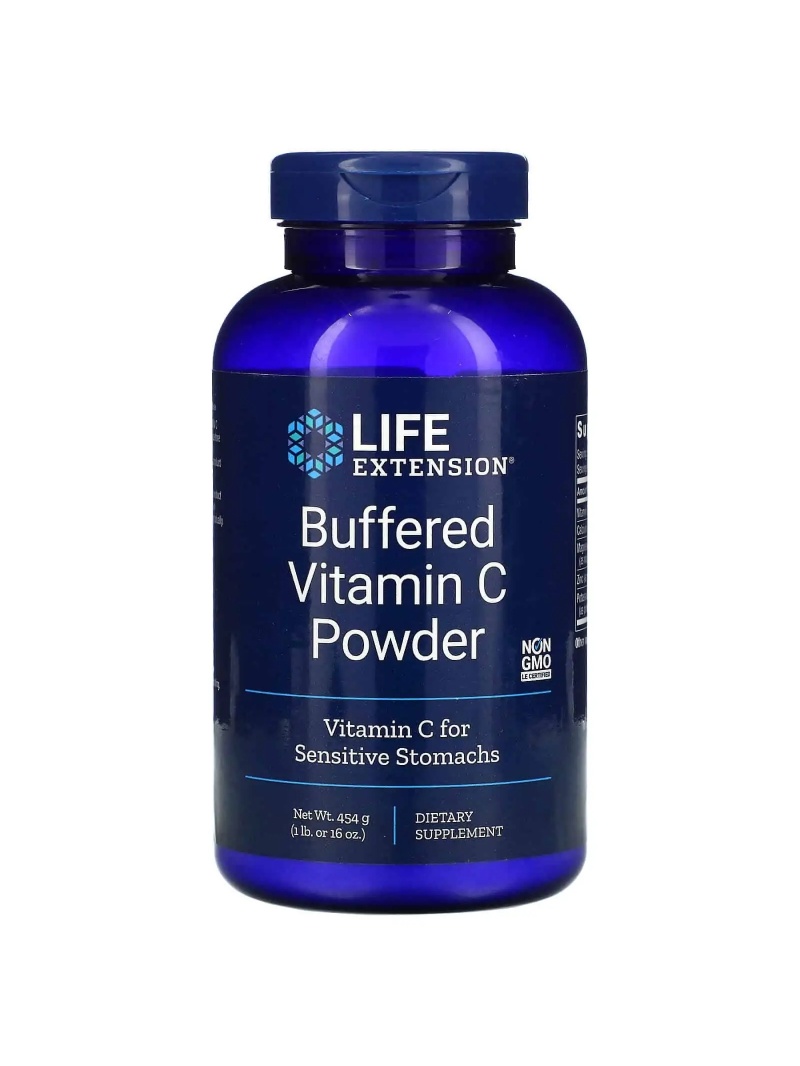 LIFE EXTENSION pufrovaný vitamín C v prášku 454 g