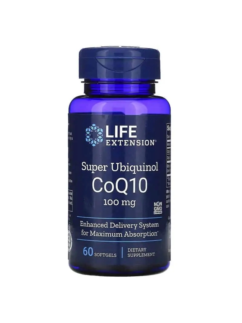 LIFE EXTENSION Super Ubiquinol CoQ10 100 mg 60 mäkkých gél