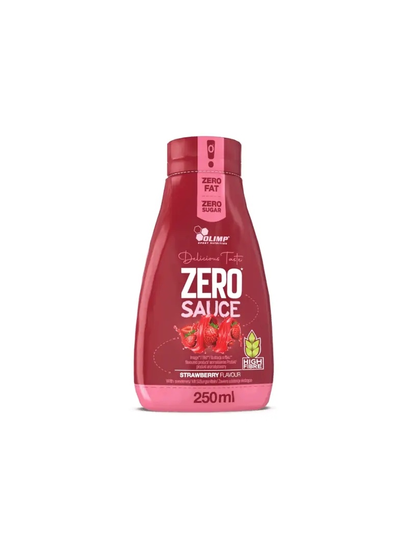 Omáčka OLIMP Zero Sauce 250ml Jahodová