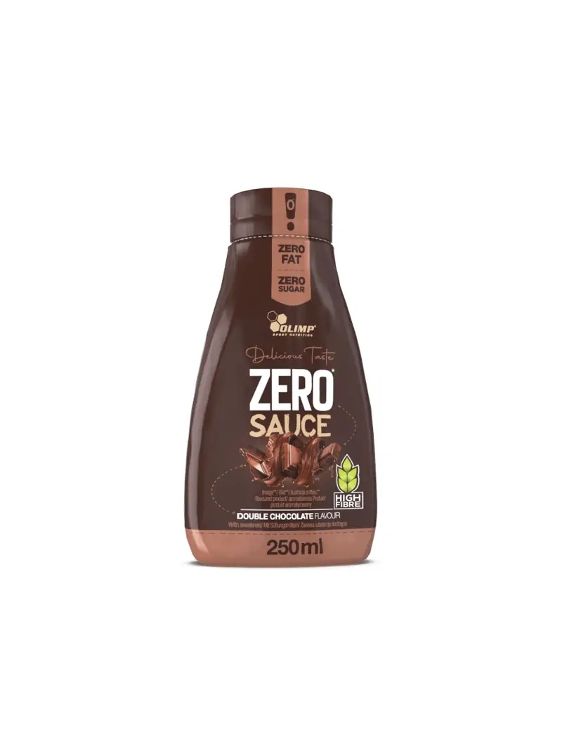 Omáčka OLIMP Zero Sauce 250ml Dvojitá čokoláda