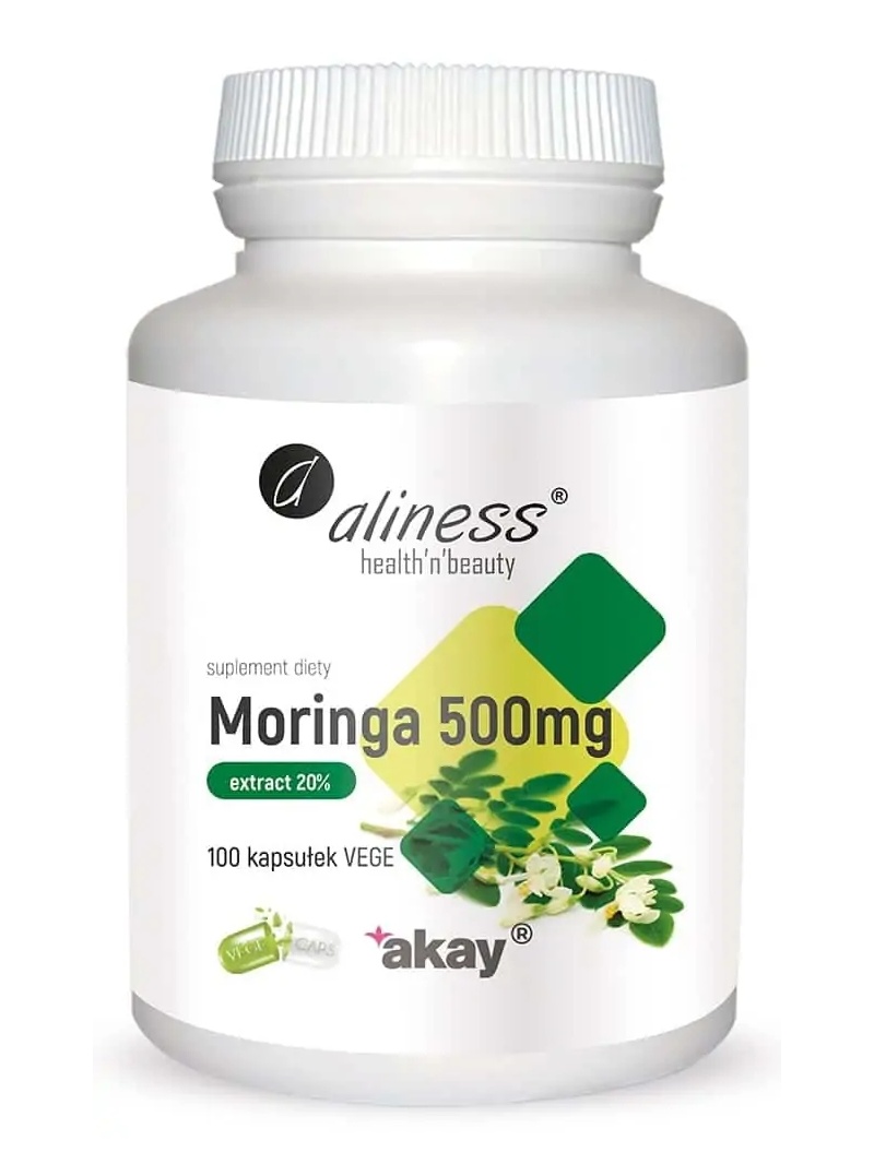 ALINESS extrakt z moringy 20 % 500 mg (regulácia hladiny glukózy v krvi) 100 vegetariánskych kapsúl
