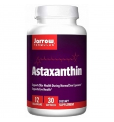 JARROW FORMULAS Astaxantín 12 mg (astaxantín) 30 mäkkých gél