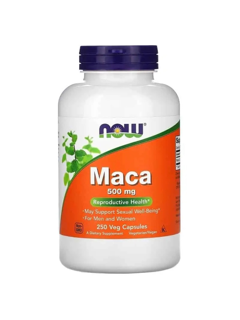 NOW FOODS Maca 500 mg (energia a vitalita) 250 vegetariánskych kapsúl
