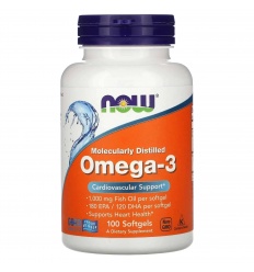 NOW FOODS Omega-3 (OMEGA-3, EPA, DHA) 100 balení