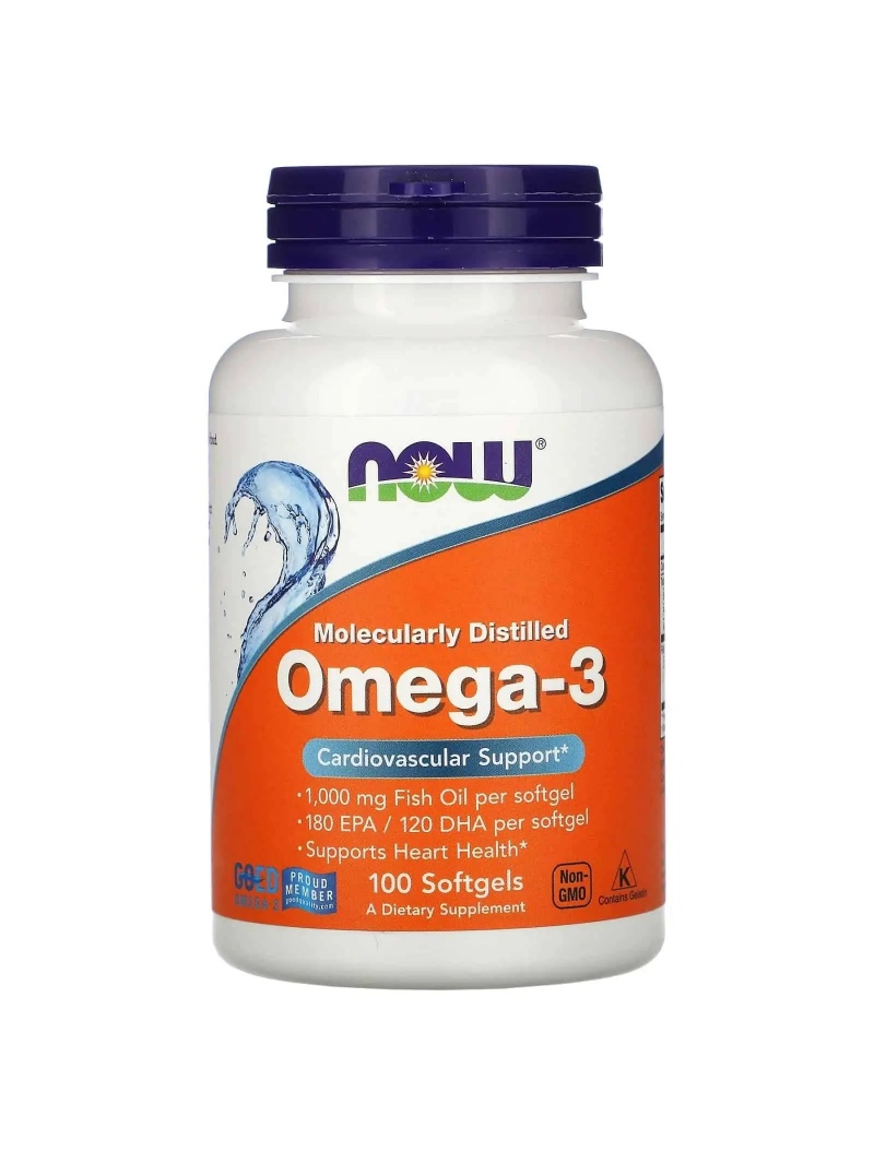 NOW FOODS Omega-3 (OMEGA-3, EPA, DHA) 100 balení